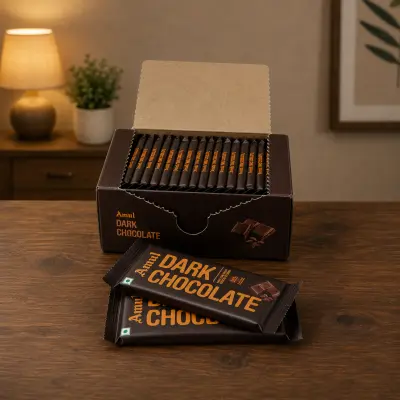 Amul Dark Chocolate – India Import – Premium 35g Bar (Box Pack)