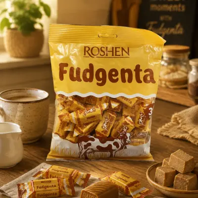 Roshen Fudgenta টফি ক্যান্ডি – ইউক্রেন ইমপোর্ট – 400g