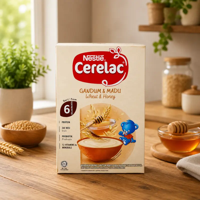 Nestlé Cerelac Wheat & Honey Infant Cereal – 6+ Months Baby Food 250gm