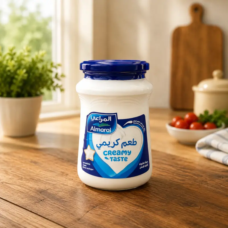 🧀 Almarai Creamy Taste Cheese 500gm Jar (Saudi Arabia)